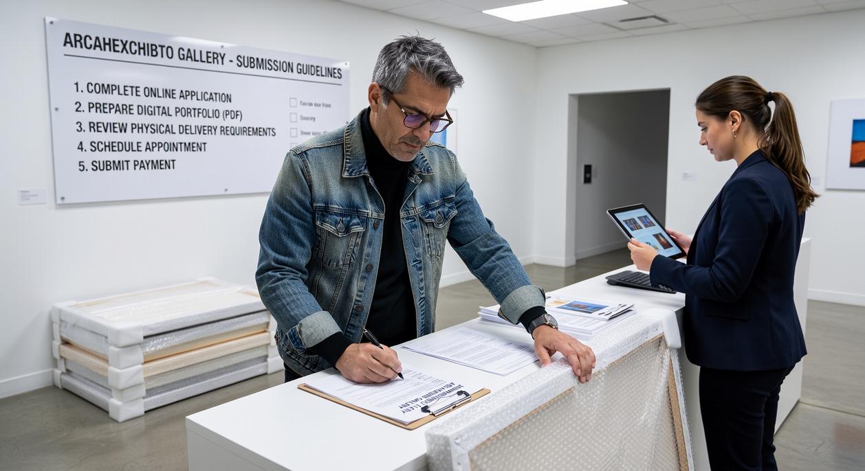 How to Submit Paintings to a Gallery Arcahexchibto